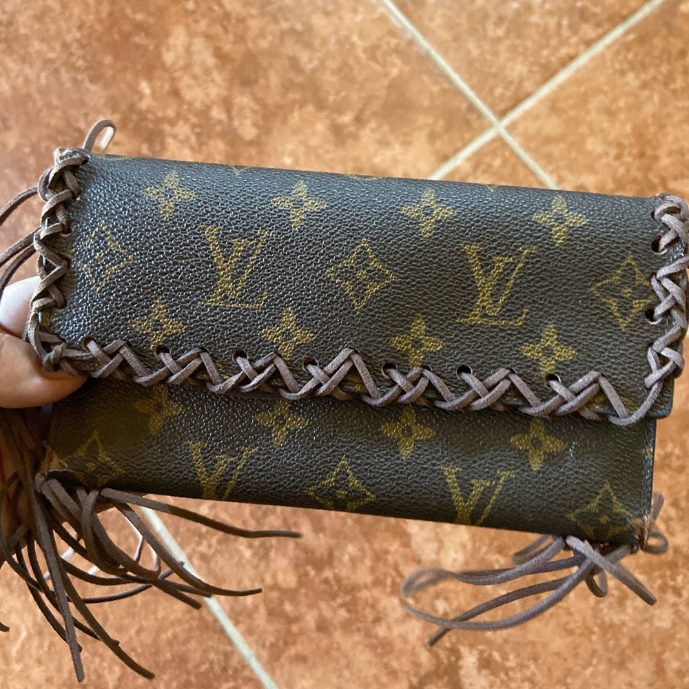 Louis Vuitton Wallet, BOHO Style, Fringed